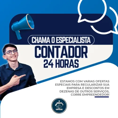 Contador Para Pequenas e Médias Empresas - Atendimento Rápido e Humanizado