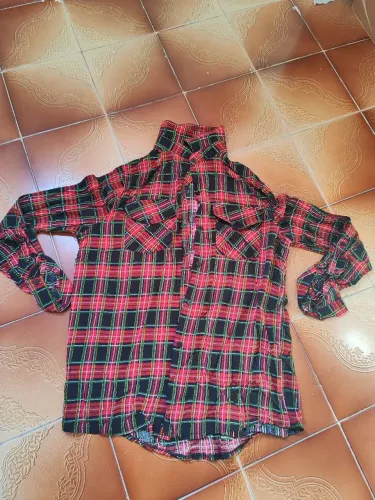 Camisa xadrez feminina