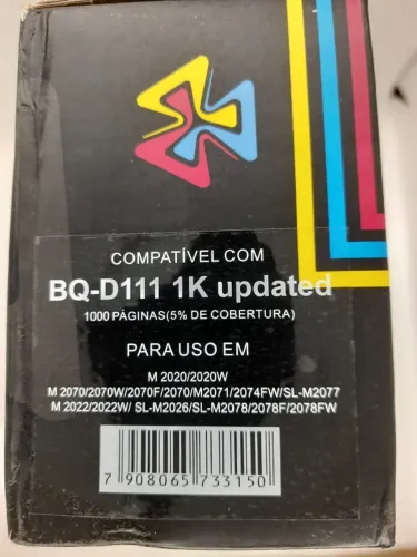 OFERTA. TONER COMPATIVEL MOD D111 1.8K PRETO BYQUALY.