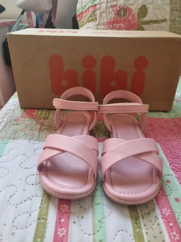Sandália Bibi Rosa Infantil