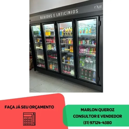 Refrigerador 4 Portas Polar iluminação Led