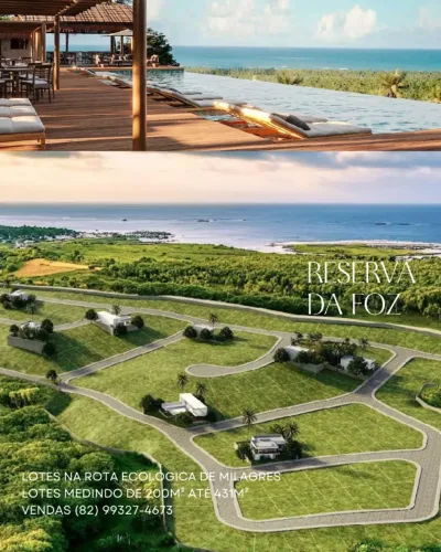 *LOTES NO RESERVA DA FOZ | TATUAMUNHA - ROTA ECOLÓGICA DOS MILAGRES, ALAGOAS