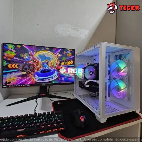 Pc Gamer Novo Completo- Ryzen 5 5500 + GTX 1660 SUPER 6GB + RAM 16GB + SSD 512GB