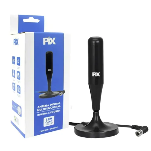 Antena digital interna conector 90 graus 