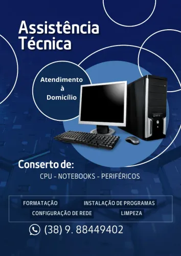 Formatação e manutenção de PC e Notebook