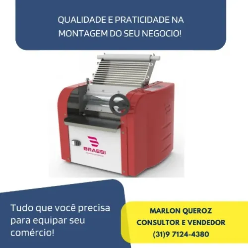 Cilindro de Padaria para Massas 30CM Braesi