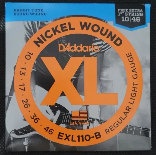 Encordoamento cordas para guitarra D'addario EXL110-B  .010