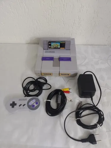Super Nintendo com Mario Kart