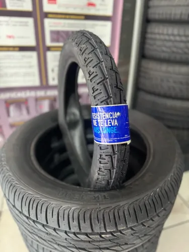 Pneu 80/100/14 traseiro de BIZ marca VIPAL (instalação grátis)