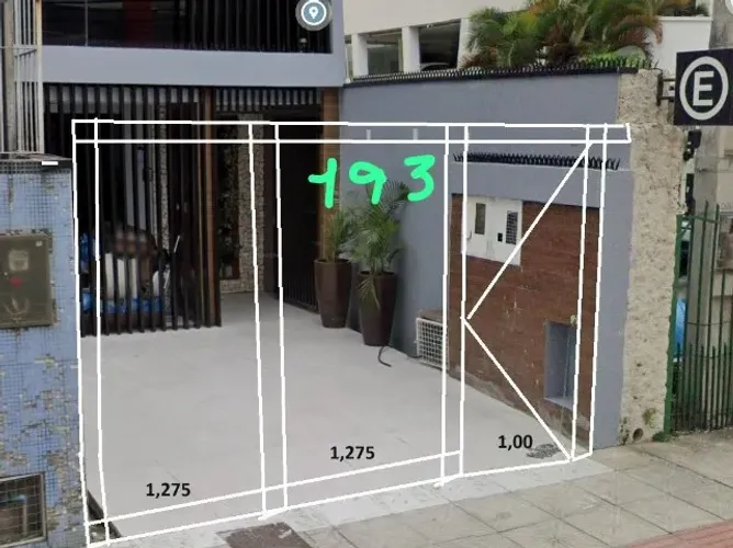 Portão em vidro temperado e aluminio escovado. Aceito Cartão.