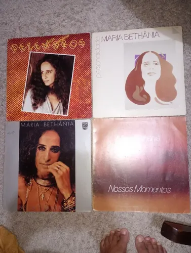Valor lote de 4 Vinil Maria Betânia 