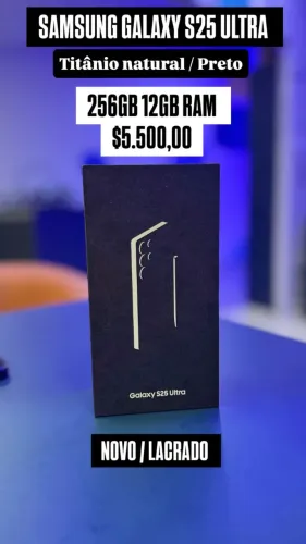 Samsung Galaxy S25 Ultra / 256GB / 12RAM / $ 5.500,00 | Novo Lacrado | Loja Física