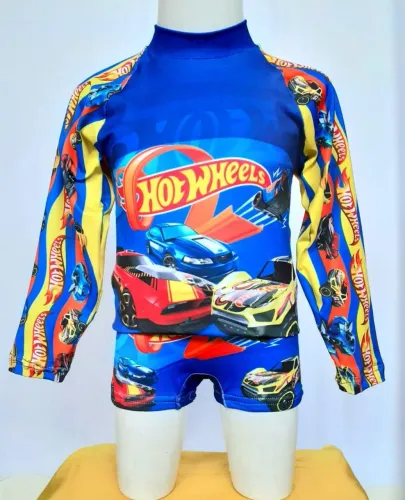Conjunto uv de banho Hot wheels 