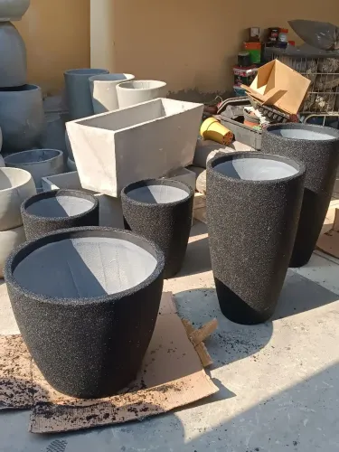 Vasos jateado pedra cristal 