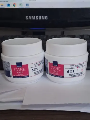 Creme facial Antissinais  c/ ácido hialurônico 6 em 1 100G AvonCare novo por R$ 25,00 cada