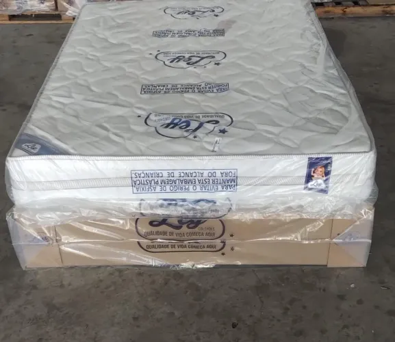 Cama casal padrão capuccino 