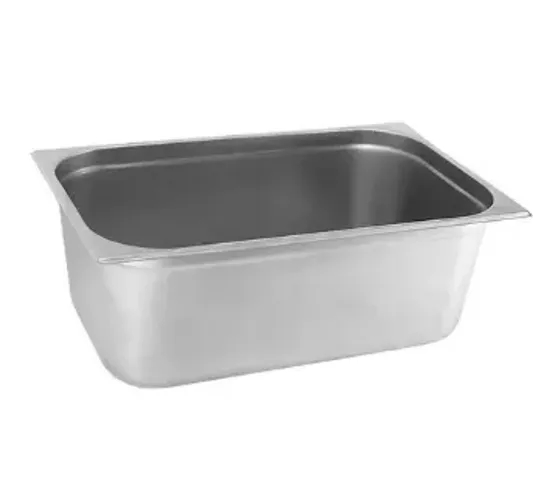 Cuba aço inox gp195 27,5L 1/1 200mm Self-Service e Açaiteria