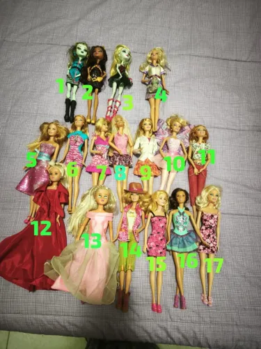 Barbie, Susi, Monster High e Ken