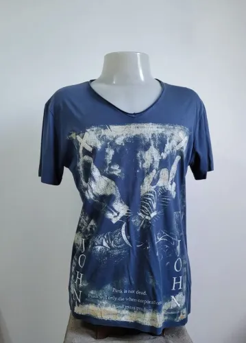camiseta azul john John Tam P