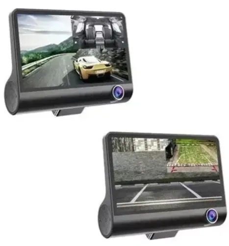 Dvr Automotivo Knup KP-S132 Com Monitor e 3 Câmeras (2 Frontal e 1 de Ré)