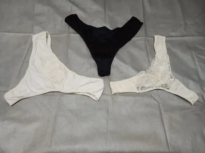 TANGAS FIO DENTAL - 3 PÇS - TAM. 52 PLUS SIZE - NOVO