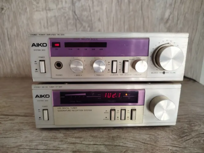 Amplificador e tuner Aiko 3000, n gradiente, polyvox, technics marantz, sansui, Sony, CCE 