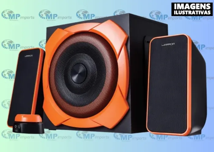 Loja MP Imports: Caixa de Som Gamer Warrior, Odysseus 2.1 50W RMS - SP266