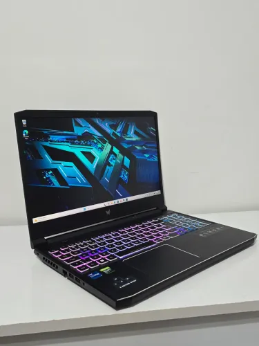NOTEBOOK ACER PREDATOR HELIOS 300 I7-11TH RTX 3070 16GB RAM 512GB SSD TELA 165HZ NOVINHO!!