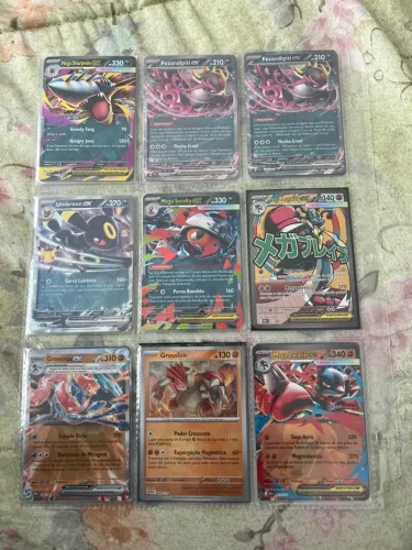 Unidade cartas pokemons