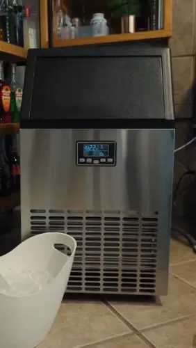 Ac Máquina de gelo 45kg Gelopar nova gelo Maciço