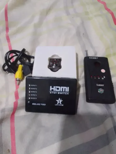Mini camera espiã + detector de camera e acessorios