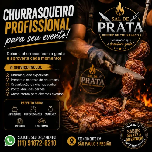 CHURRASQUEIRO A DOMICÍLIO