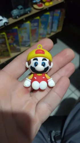 Pingente de Chaveiro Emborrachado - Super Mario Bros