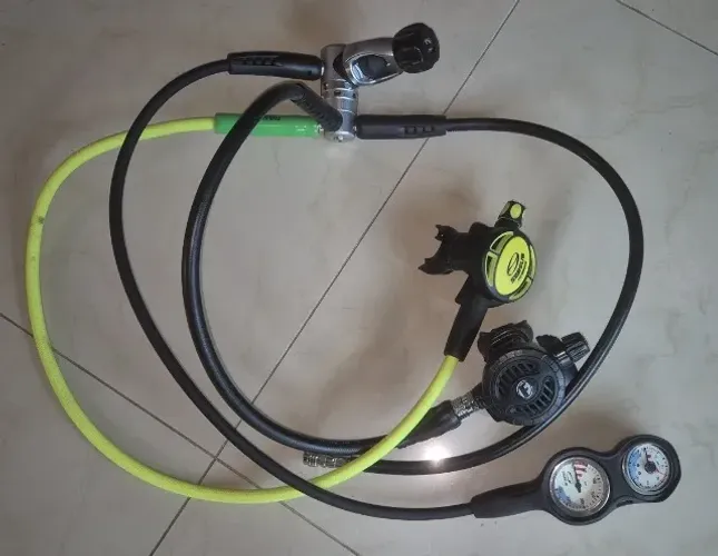 Regulador de Mergulho completo (1 est balanceado, 2 est balanceado, octopus, console duplo
