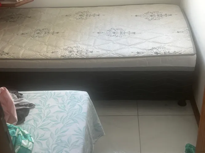 Cama box solteiro conjugada