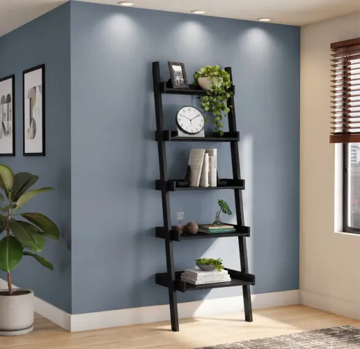 ESTANTE MODELO ESCADA TOK&STOK ? PRETA
