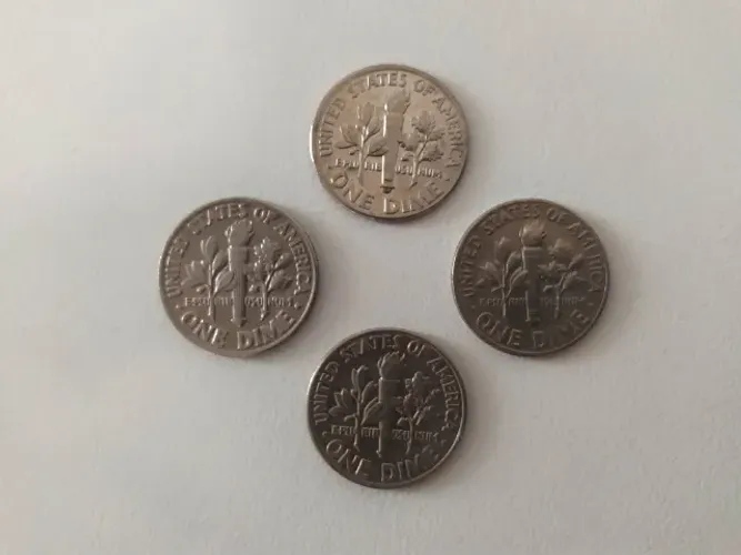 One Dime Dólar 1967 Lote Estados Unidos