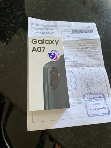Galaxy A07 lacrado NF