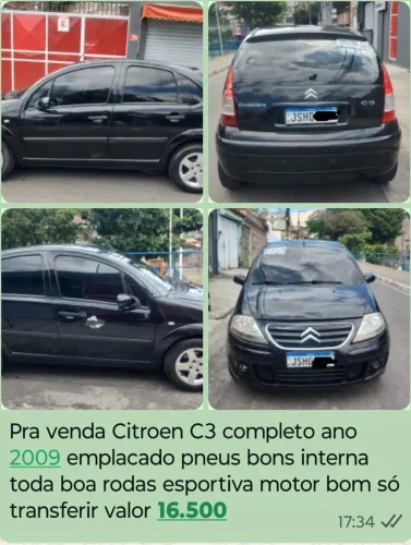 Citroen C3 GLX 1.4/ GLX Sonora 1.4 Flex 8V 5P 2009