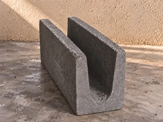 Bloco calha de concreto 14x19x39 cm - R$ 6,00/un à vista
