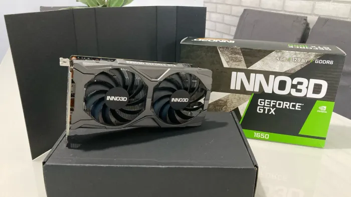 Placa de Vídeo GTX 1650 INNO3D GDDR6 TWIN X2 OC