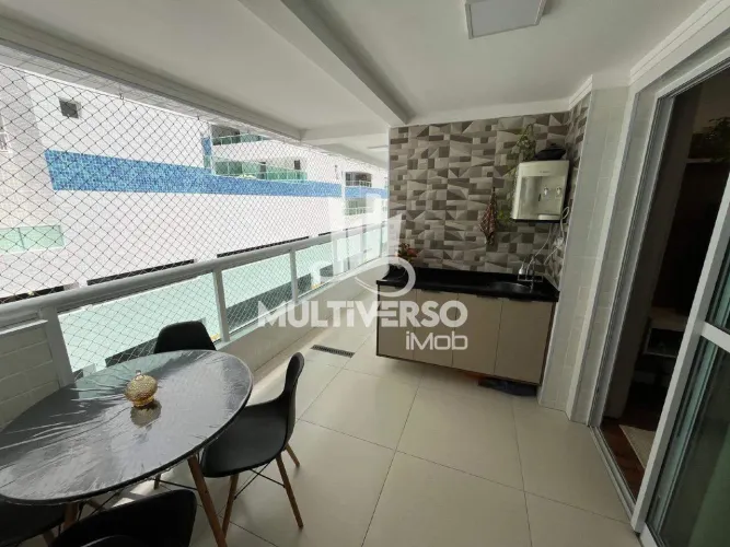 Apartamento 3 dormitórios (1 suíte) com varanda gourmet na Zona Orla da Ocian | Praia Gran