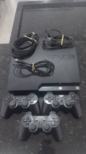 PlayStation 3 -desbloqueado hen + 3 Controles 