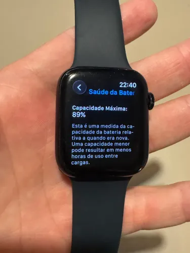 Apple Watch SE 2 44mm 89% bateria impecável barato