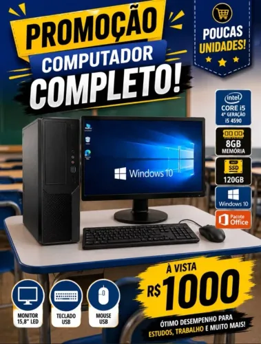 COMPUTADOR NOVO I5 COMPLETO