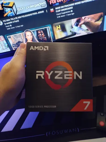 Caixa do Ryzen 7 5700 + Cooler Box(Nunca usado)