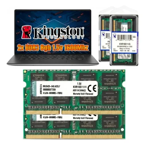 Kit Upgrade SSD 240GB + 2x 8GB DDR3 Memória RAM