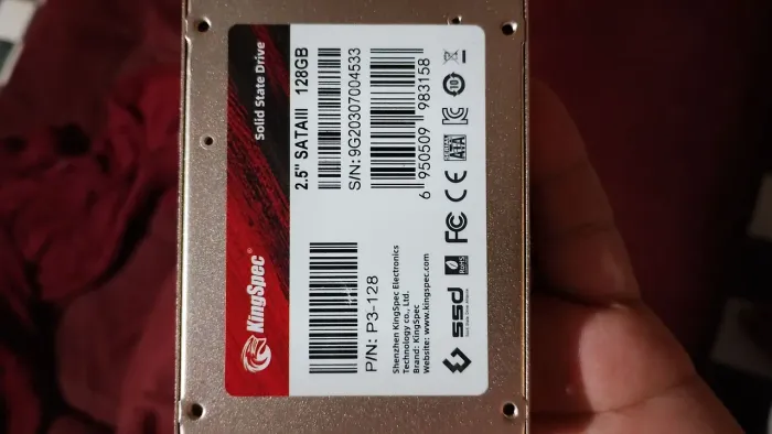 SSD semi novo sata 128 gigas