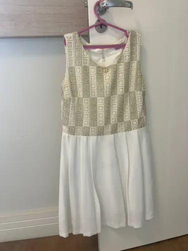 Vestido infantil saia lisa