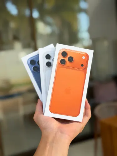 Iphone 17 Pro Max | laranja/Prata/Azul | Parcelado em até 18X